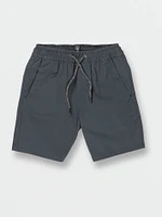 Little Boys Frickin Elastic Waist Shorts - Marina Blue