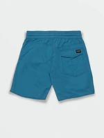 Little Boys Lido Solid Trunks - Aged Indigo