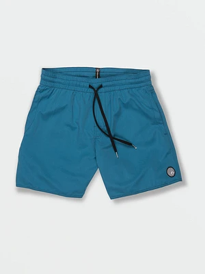 Little Boys Lido Solid Trunks - Aged Indigo