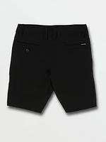 Little Boys Frickin Surf N' Turf Static Shorts - Black Out