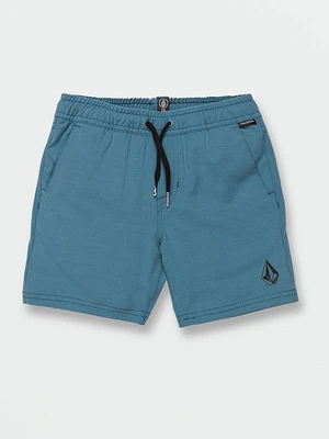 Little Boys Understoned Elastic Waist Hybrid Shorts