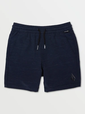 Little Boys Understoned Elastic Waist Hybrid Shorts - Navy