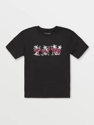 Little Boys Flamingbros Short Sleeve Shirt - Black