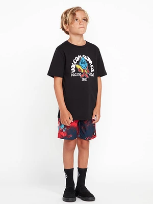 Little Boys Wave Wild Short Sleeve Tee