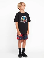 Little Boys Wave Wild Short Sleeve Tee