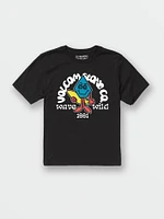 Little Boys Wave Wild Short Sleeve Tee