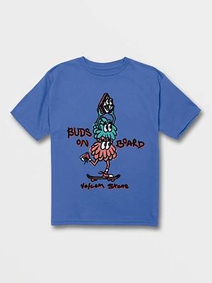 Little Boys Buds On Board Short Sleeve Tee