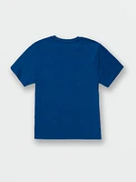 Little Boys Monkey Short Sleeve Tee - Royal