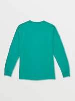 Little Boys Ovoid Long Sleeve Tee - Synergy Green