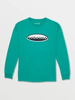 Little Boys Ovoid Long Sleeve Tee - Synergy Green