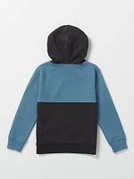 Little Boys Volcom Divided Hoodie - Indigo Ridge