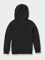 Little Boys Caiden Pullover Hoodie - Black