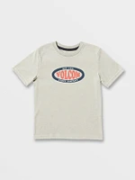 Little Boys Schooner Short Sleeve Tee - Bone Heather