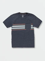 Little Boys Horizone Pocket Short Sleeve Tee - Navy Heather