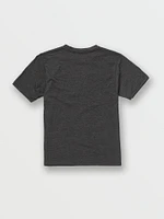 Little Boys Shamanta Short Sleeve Tee - Dark Black Heather