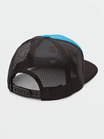 Little Boys Caiden Trucker Hat - Blue Drift