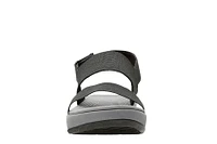 Arla Jacory Black Wedge Sandal