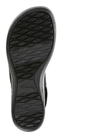 Arla Jacory Black Wedge Sandal