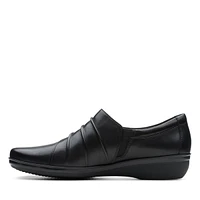 Everlay Heidi Black Leather Slip-On