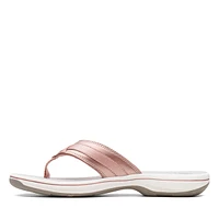 Breeze Sea Rose Gold Thong Sandal