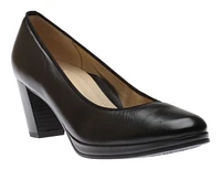 Ophelia Black Leather Pump