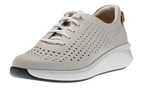 Un Rio Tie White Nubuck Leather Sneaker