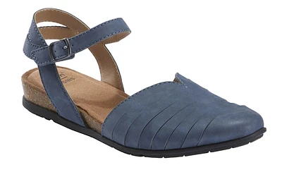 Palomos Peyton Moroccan Blue Nubuck Cork Sandal