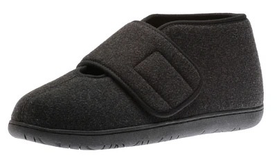 Comfort L2 Black Wool Slipper