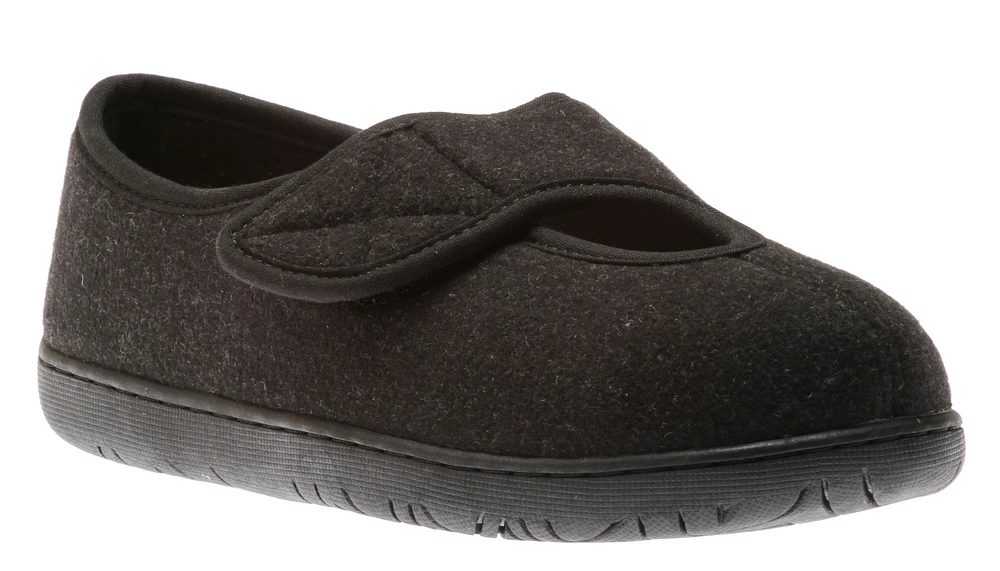 Kendale Black Wool Slipper