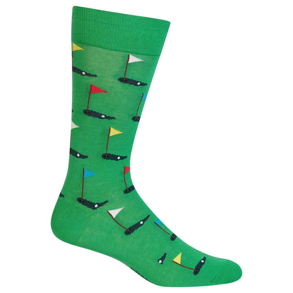 Hotsox Men's Golf Crew Socks 