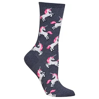Hotsox Women's Unicorn Crew Socks