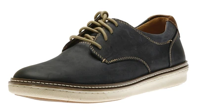 McGuffey Plain Toe Navy Leather Derby Sneaker