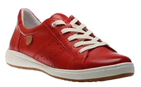 Caren 01 Leather Lace-Up Sneaker