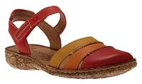 Rosalie 44 Red Multicolour Mary Jane Sandal