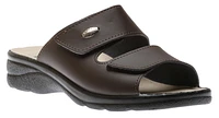 Mens Slide Brown Gel