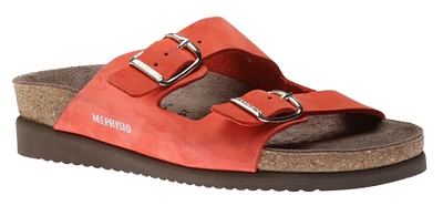 Harmony Nubuck Leather Slide Sandal