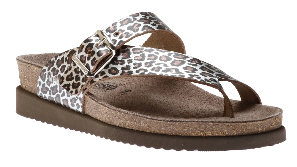 Helen Panthera Brown Thong Sandal