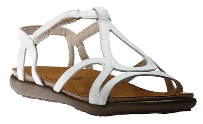 Dorith White Leather Sandal