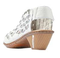 Massa White Multicolour Woven Sandal