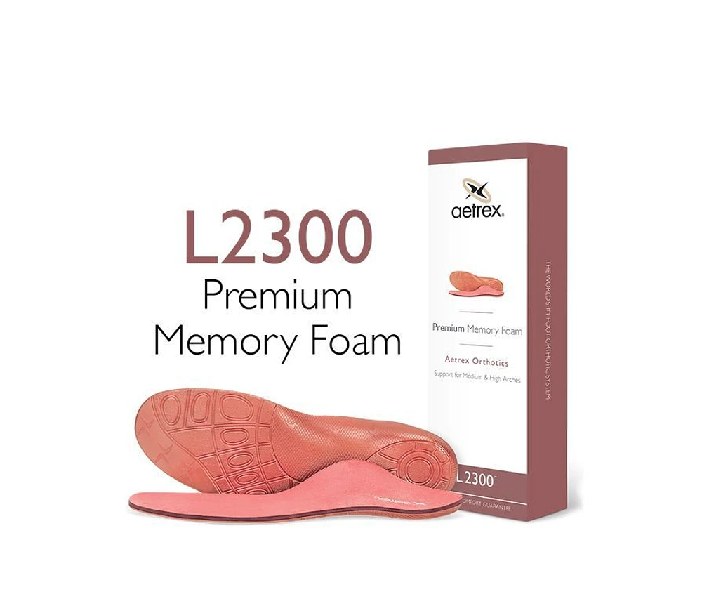 L2300 Women's Premium Memory Foam Orthotics - Insole for Extra Comfort
