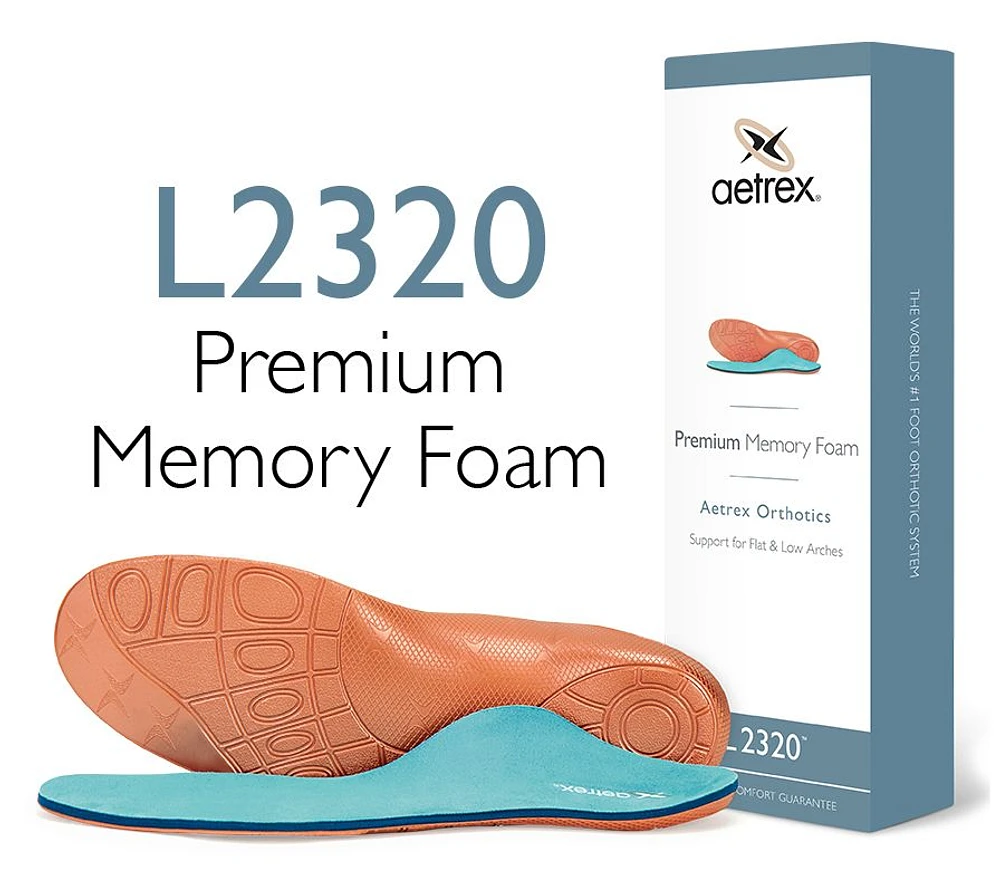 L2320 Men's Premium Memory Foam Posted Orthotics