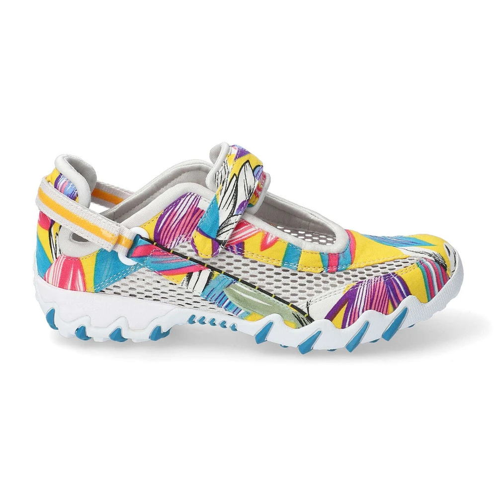 Niro Tropical Pattern Mary Jane Sneaker