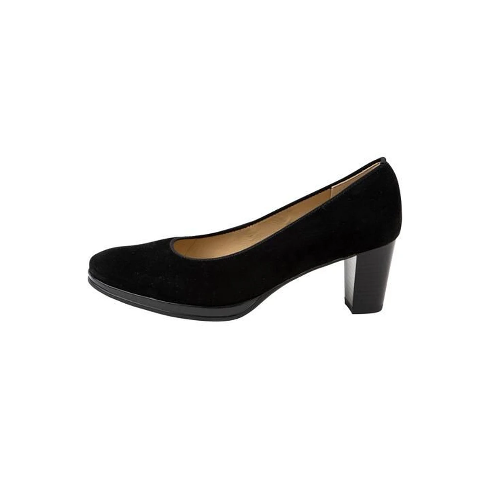 Ophelia Black Suede Pump