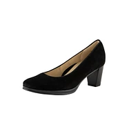 Ophelia Black Suede Pump