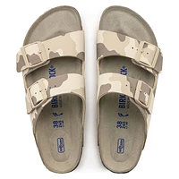 Arizona Soft Footbed Desert Soil Camo Grey Slide Sandal