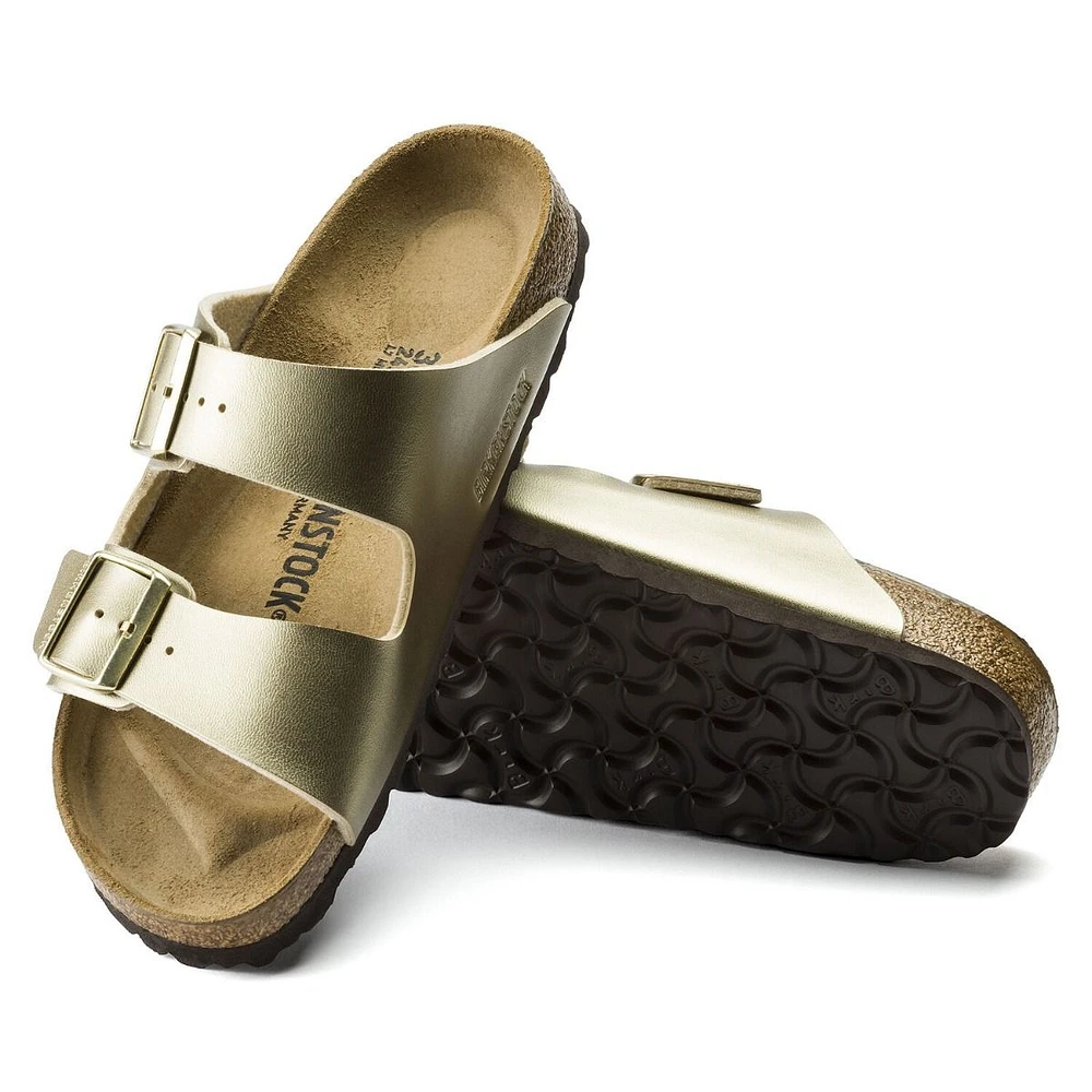 Arizona Birko-Flor Gold Slide Sandal