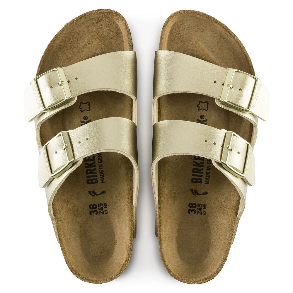 Arizona Birko-Flor Gold Slide Sandal