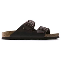 Arizona Soft Footbed Habana Brown Oiled Leather Slide Sandal