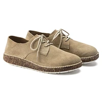 Gary Unisex Sand Suede Leather Lace-Up Sneaker