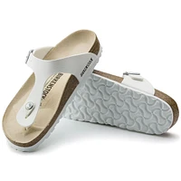 Gizeh Birko-Flor White Thong Sandal